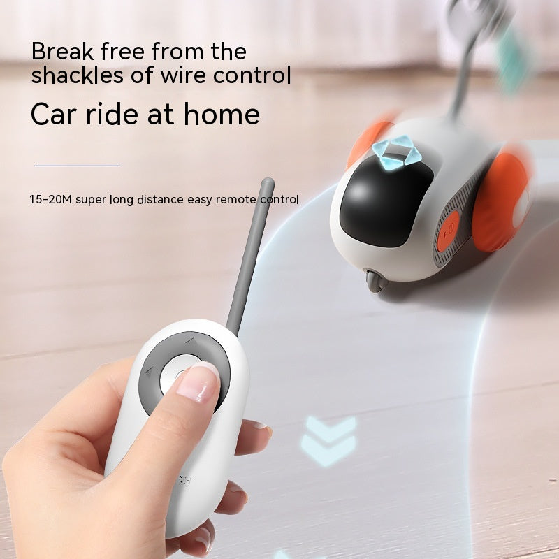 Automatic Self-moving Remote Smart Control Car Interactive Cat Toy